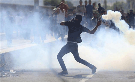 Brutalidad israelí frente al levantamiento palestino